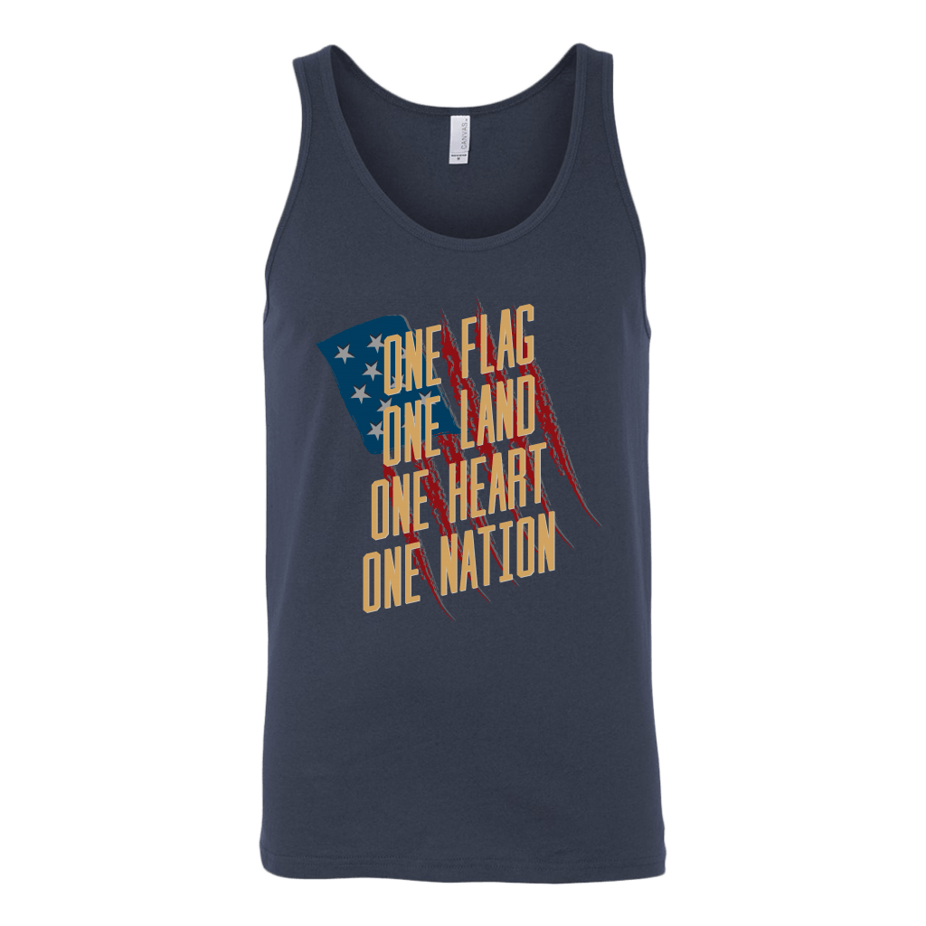 One Flag, One Land, One Heart, One Nation Tank Top