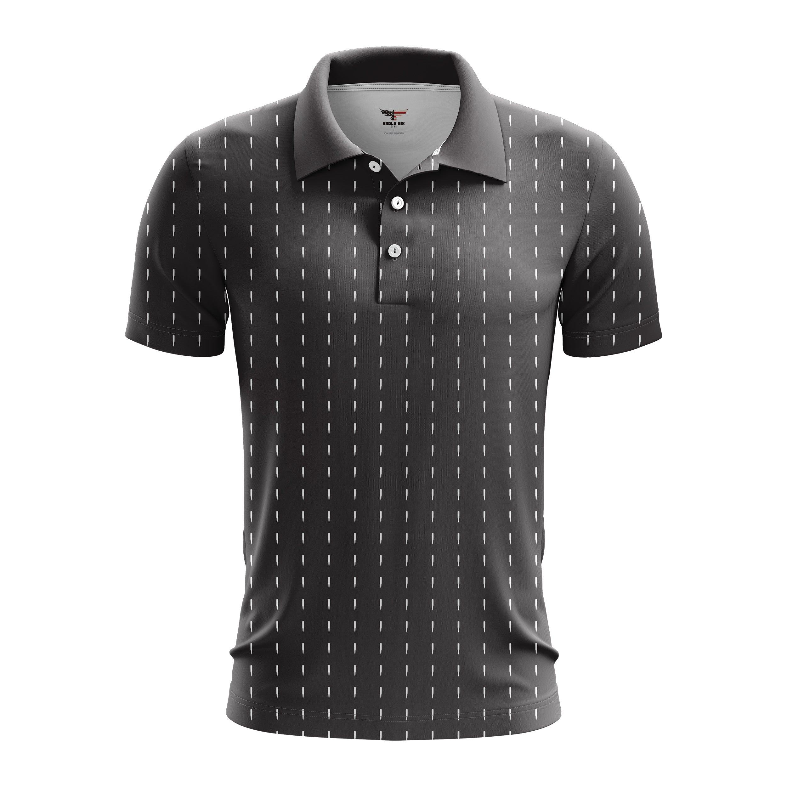 Bullet Stripe Golf Polo Shirt