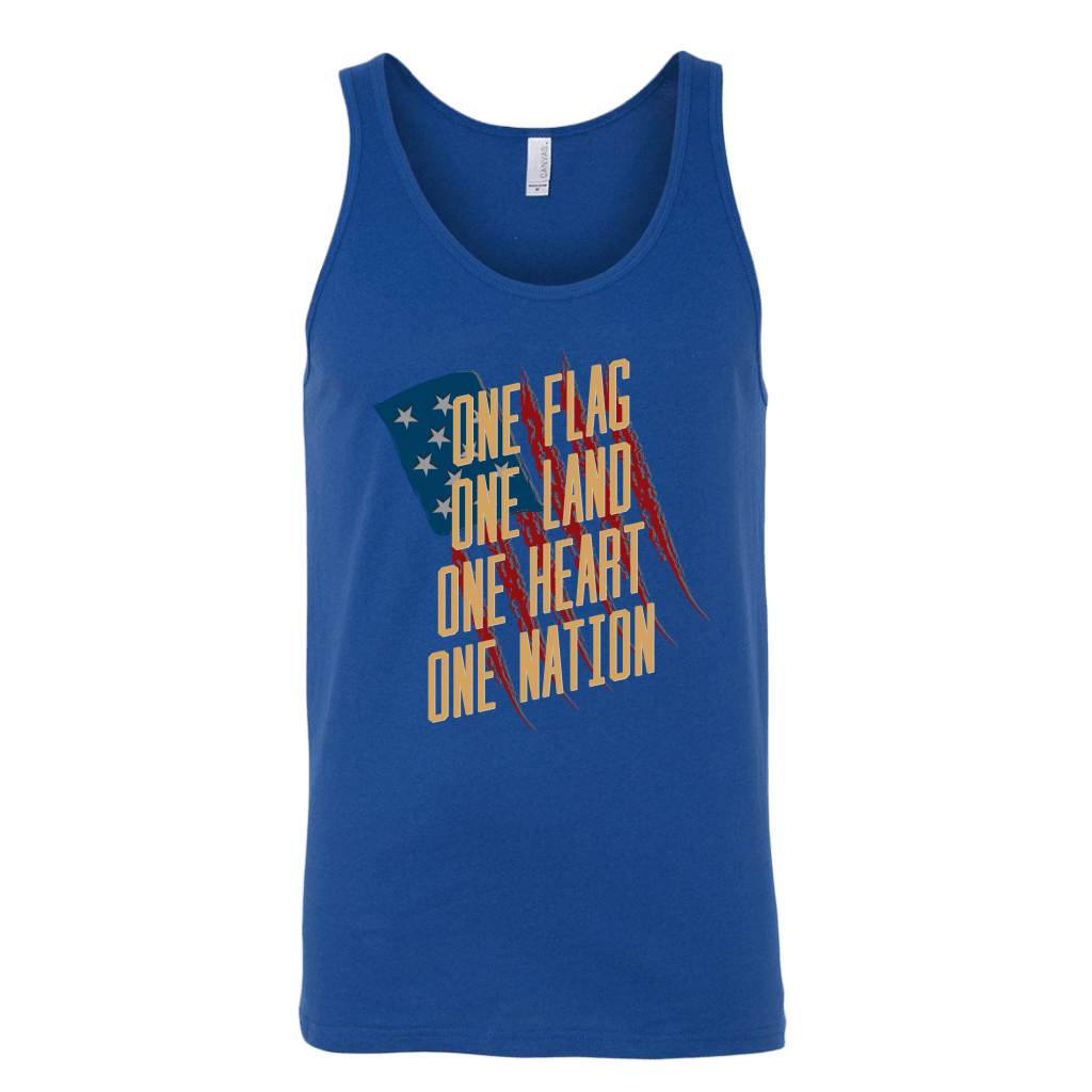 One Flag, One Land, One Heart, One Nation Tank Top