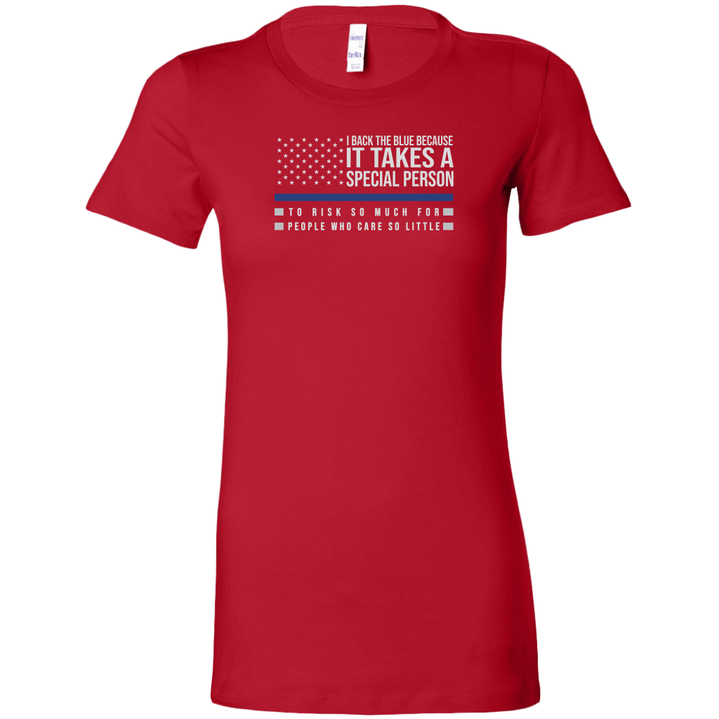 I Back The Blue Women's T-Shirt