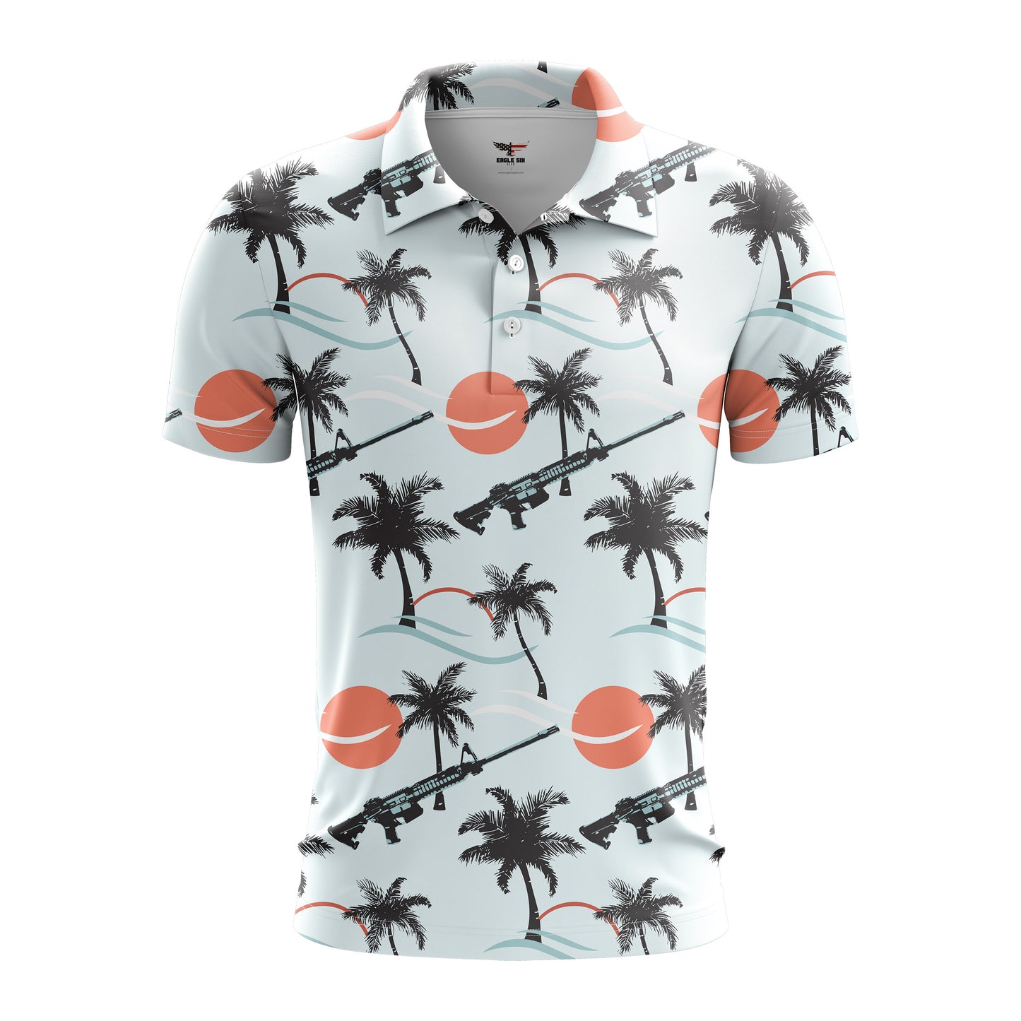 Violent Sunset Golf Polo Shirt