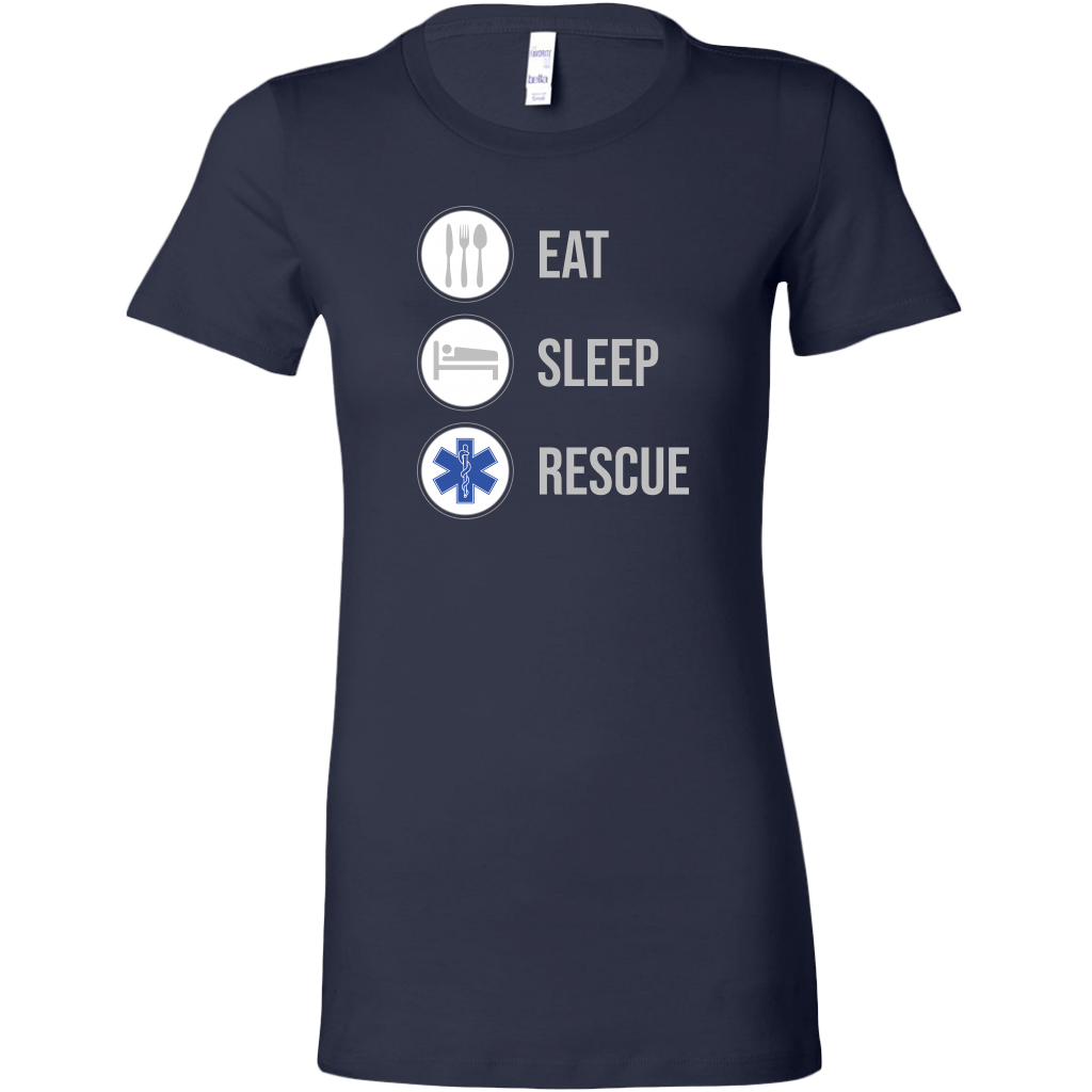 Eat Sleep Rescue EMT Women's T-shirt
