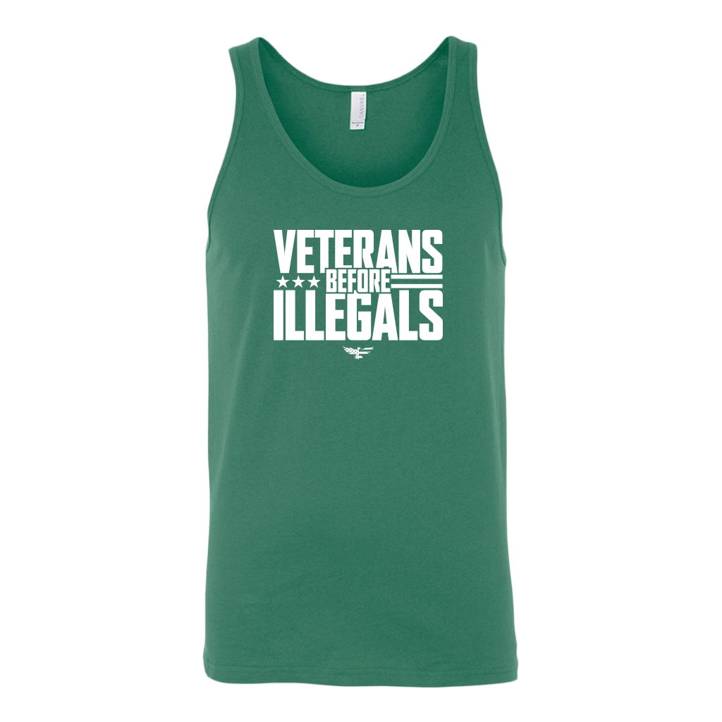 Veterans Before Illegals Tank Top