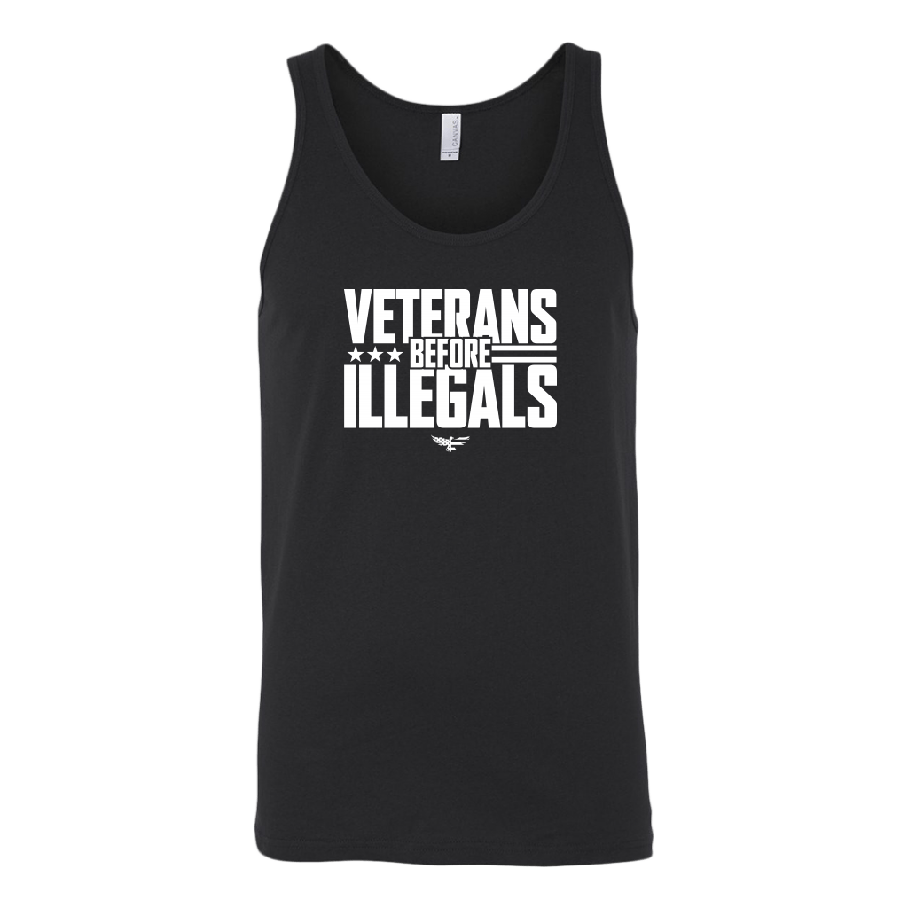 Veterans Before Illegals Tank Top