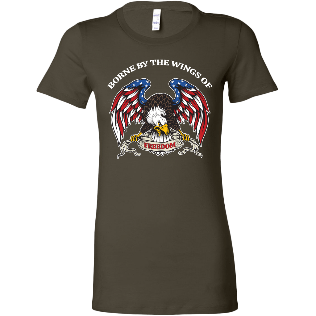 Borne by the Wings of Freedom Women's T-shirt