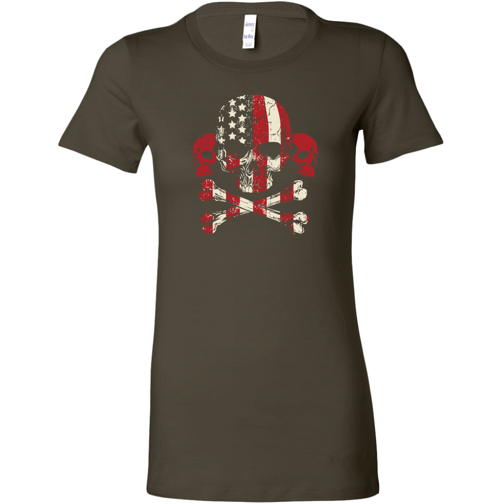 Gadsden's Skulls Ladies Tee