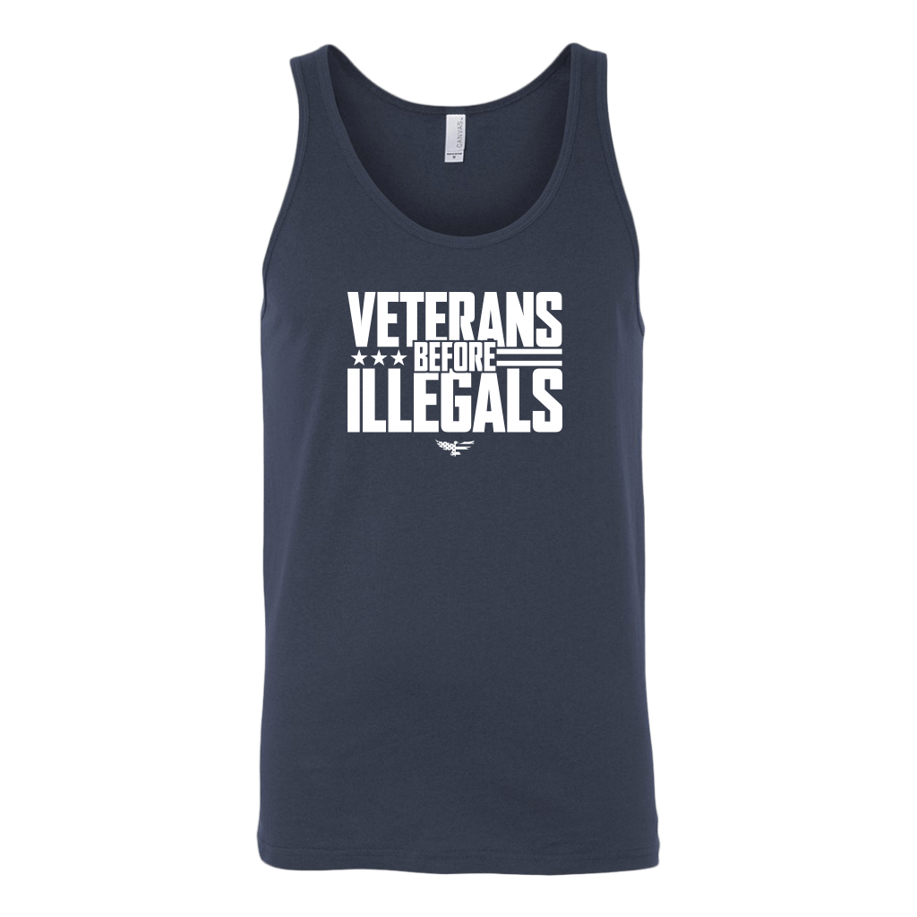 Veterans Before Illegals Tank Top