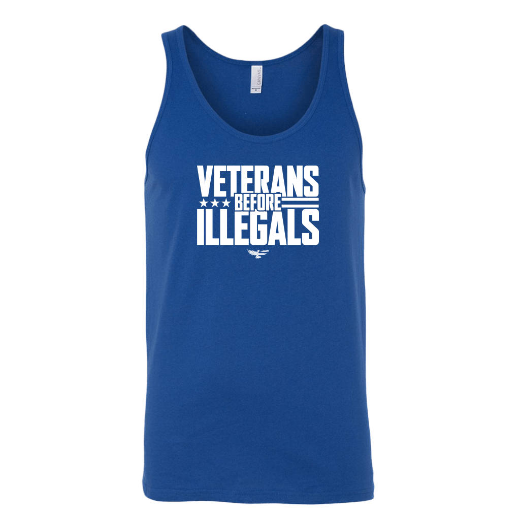 Veterans Before Illegals Tank Top