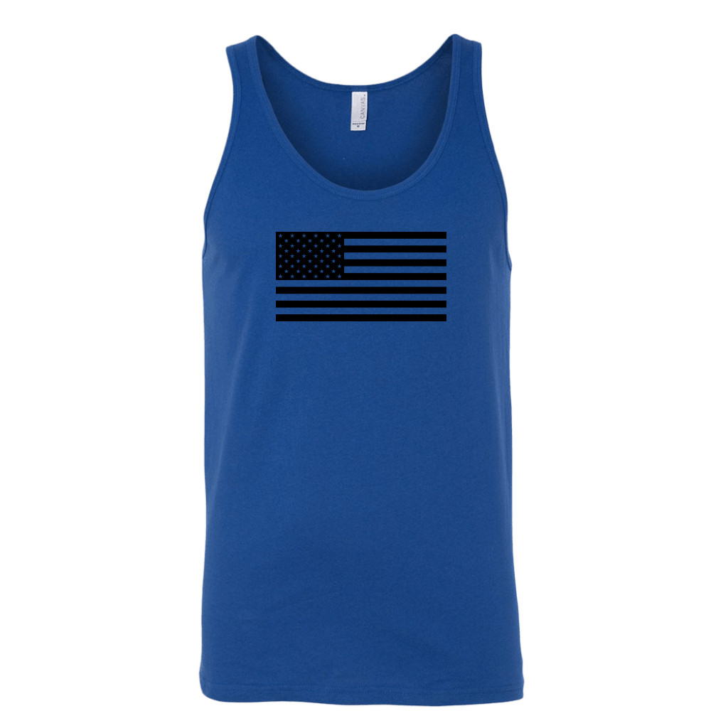 The Black USA Flag Tank Top