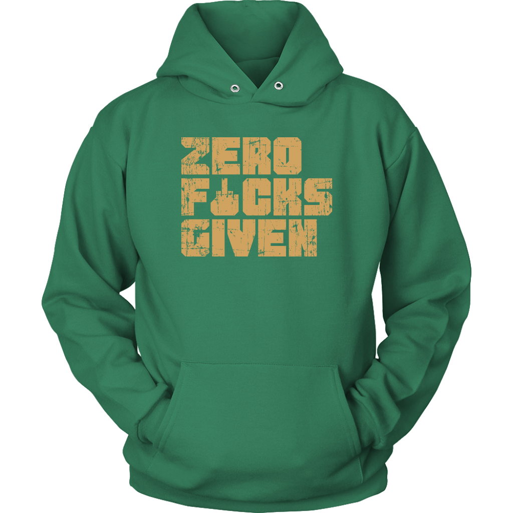 "Zero F&#$ Given" Unisex Hoodie