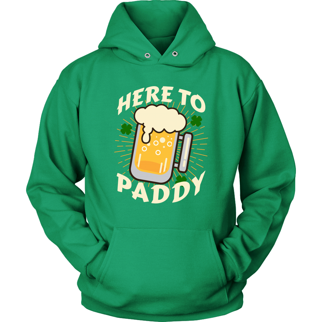 Here to Paddy St. Patrick's Day Funny Unisex Hoodie