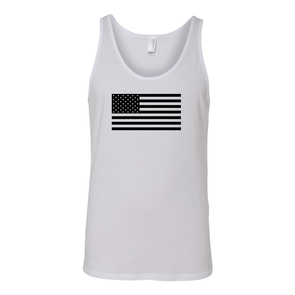 The Black USA Flag Tank Top