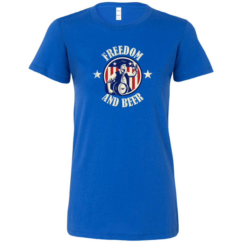 Freedom And Beer Women's T-Shirt
