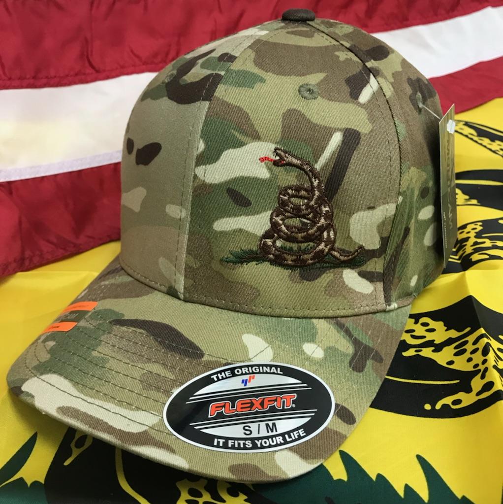 Don't Tread On Me Flexfit Multicam Hat