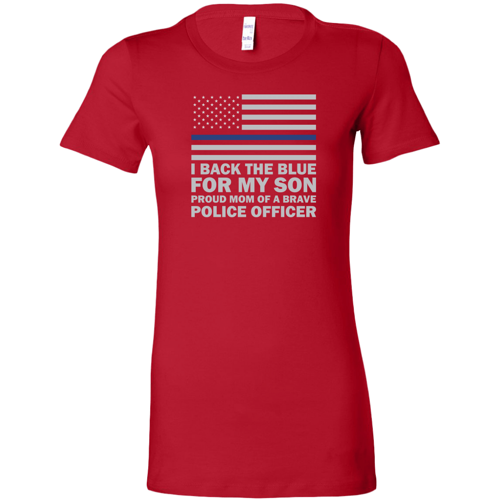 Proud Police Mom Women's T-Shirt