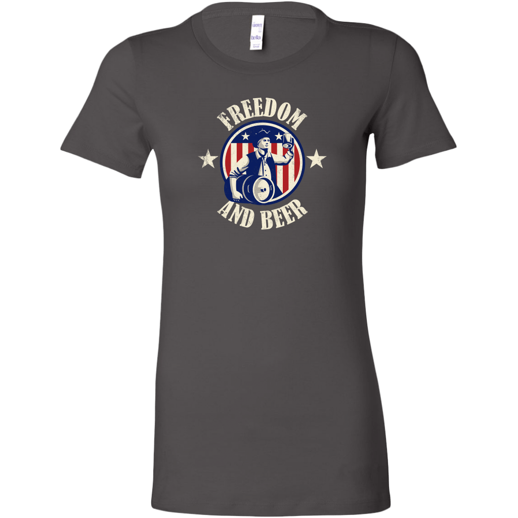 Freedom And Beer Women's T-Shirt