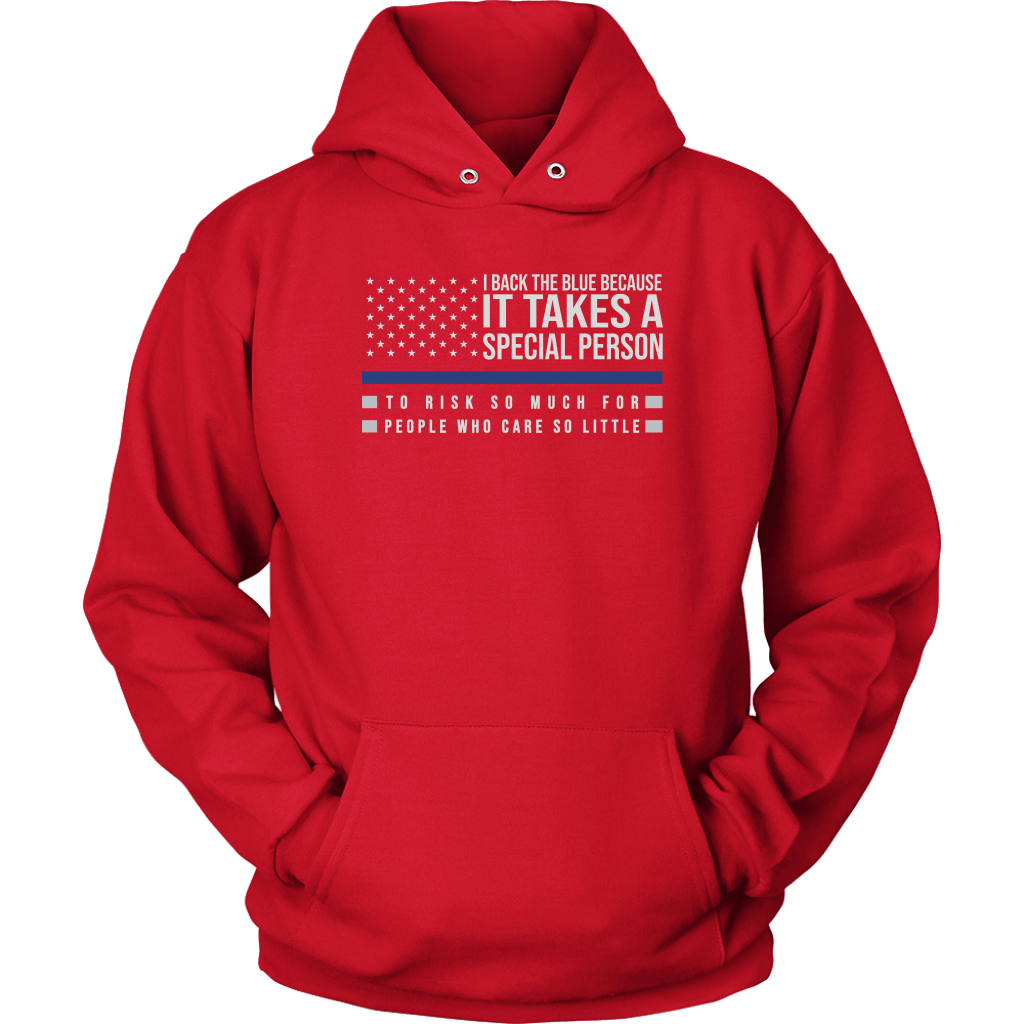 I Back The Blue Unisex Hoodie