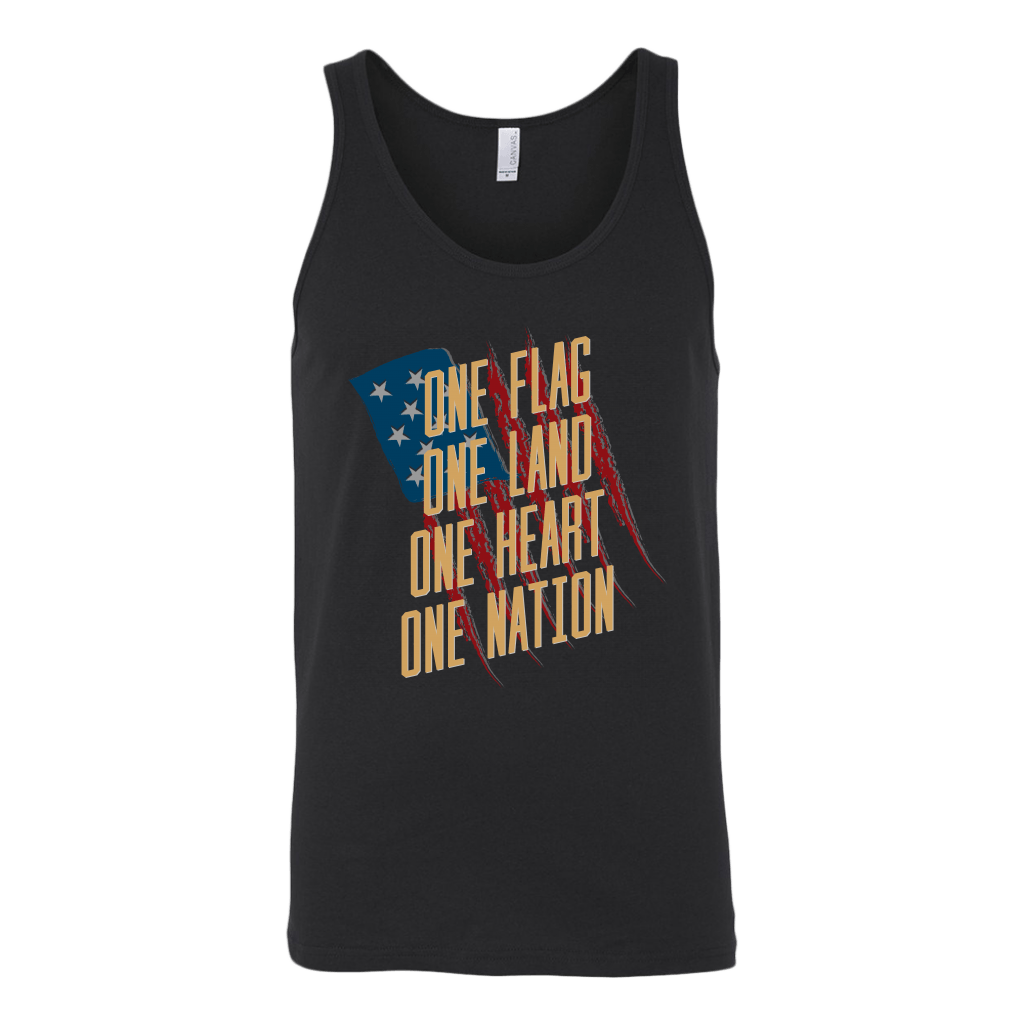 One Flag, One Land, One Heart, One Nation Tank Top