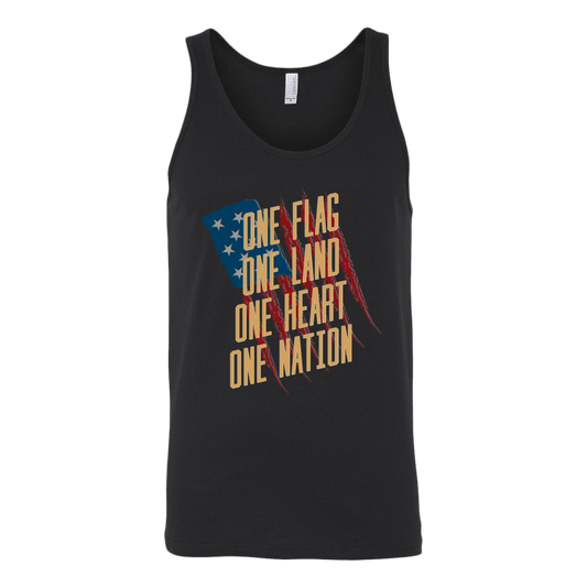 One Flag, One Land, One Heart, One Nation Tank Top
