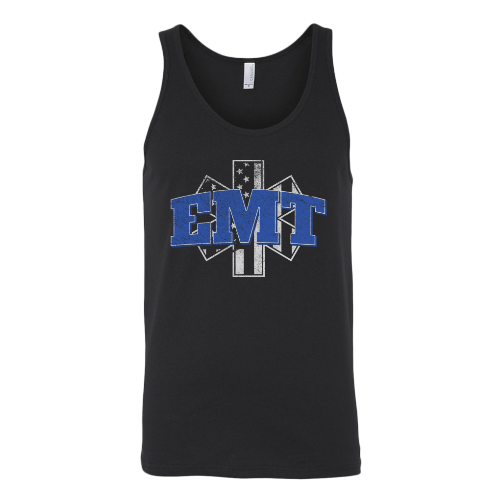 Star of Life US Flag EMT Tank Top