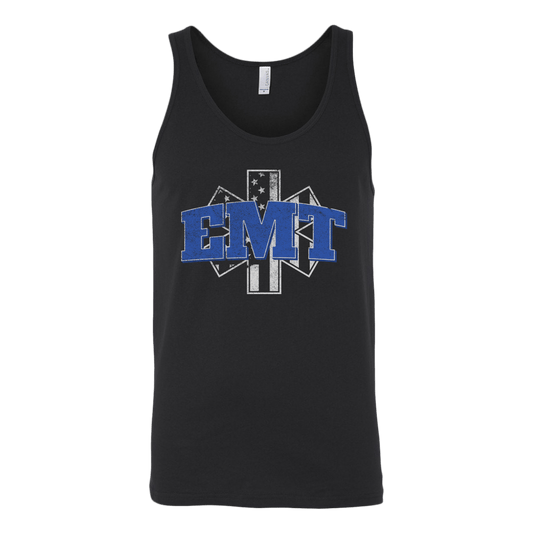 Star of Life US Flag EMT Tank Top