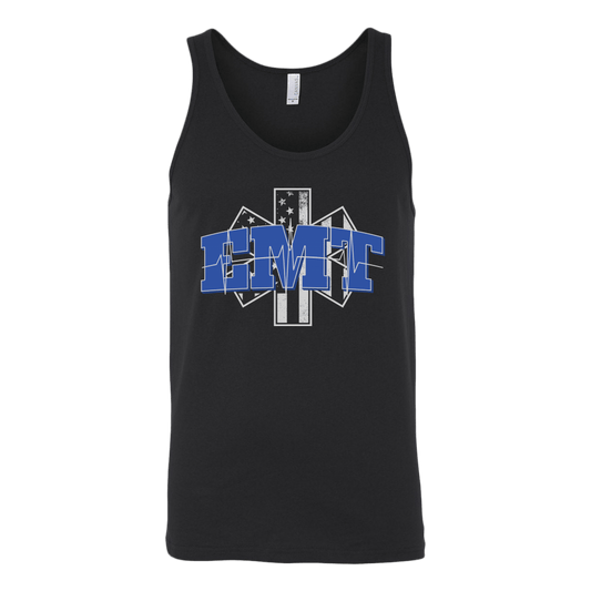 Star of Life EKG Heartbeat Line Tank Top