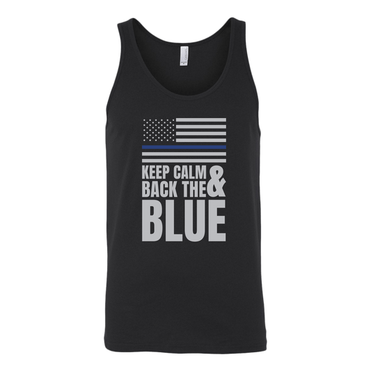 Keep Calm And Back The Blue Tank Top
