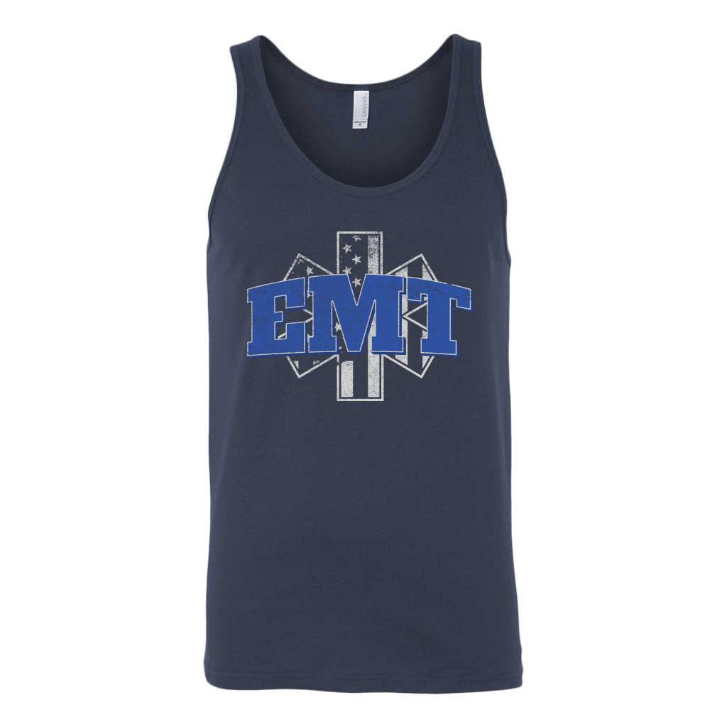 Star of Life US Flag EMT Tank Top