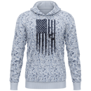 Blue Camo Flag Hoodie