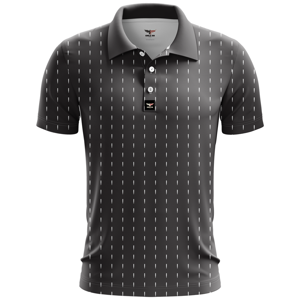 Bullet Stripe Golf Polo Shirt – Eagle Six Gear