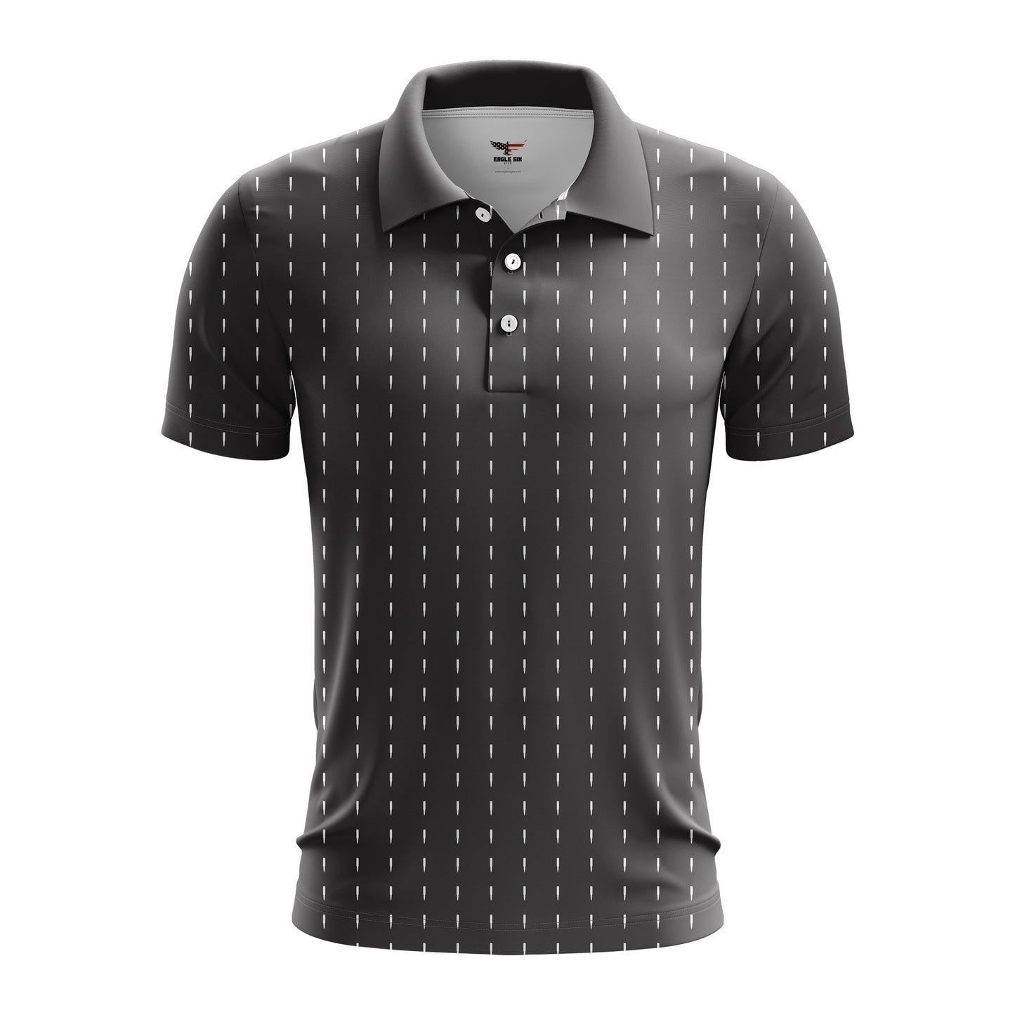 Bullet Stripe Golf Polo Shirt