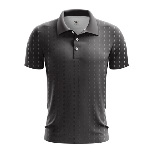 Bullet Stripe Golf Polo Shirt
