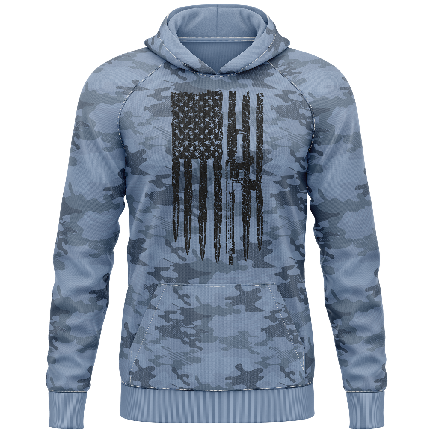 Dusk Camo Flag Hoodie