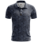 Midnight Bone Fish Golf Polo Shirt