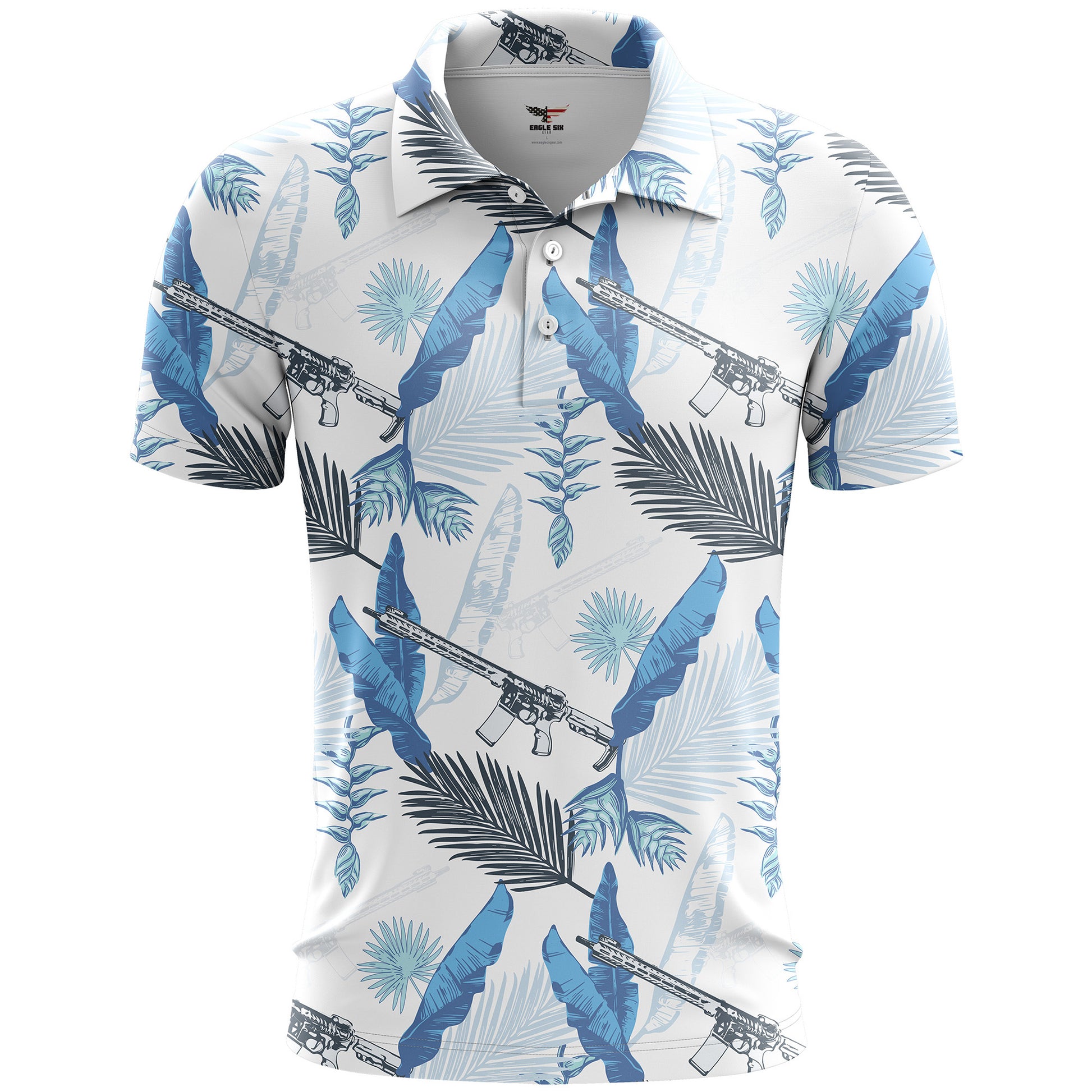 Pacific Blues ARs Golf Polo Shirt 3XL