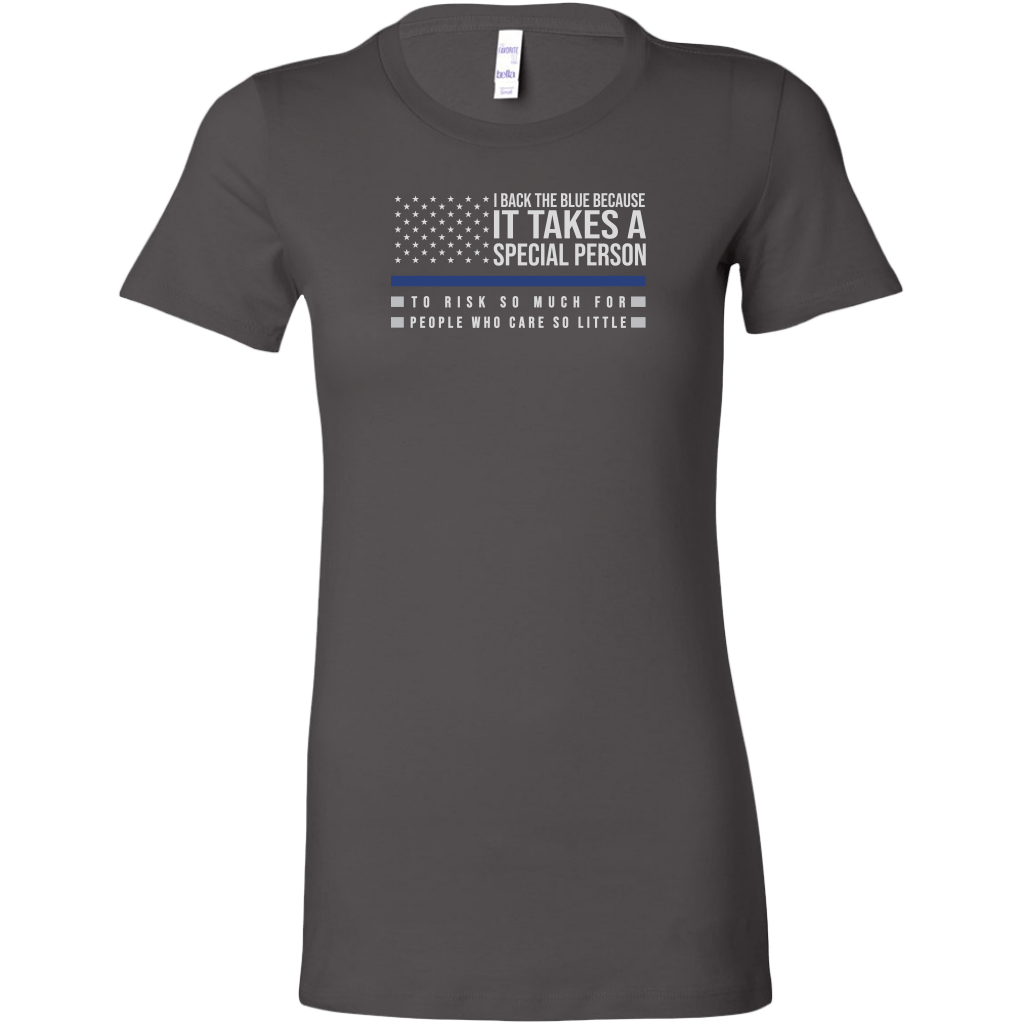 I Back The Blue Women's T-Shirt