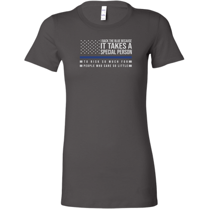 I Back The Blue Women's T-Shirt