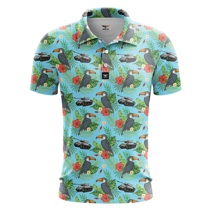 Toucans and Tanks Golf Polo Shirt