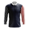 US Flag Men's Quarter Zip Pullover