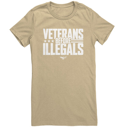Veterans Before Illegals Women's T-Shirt