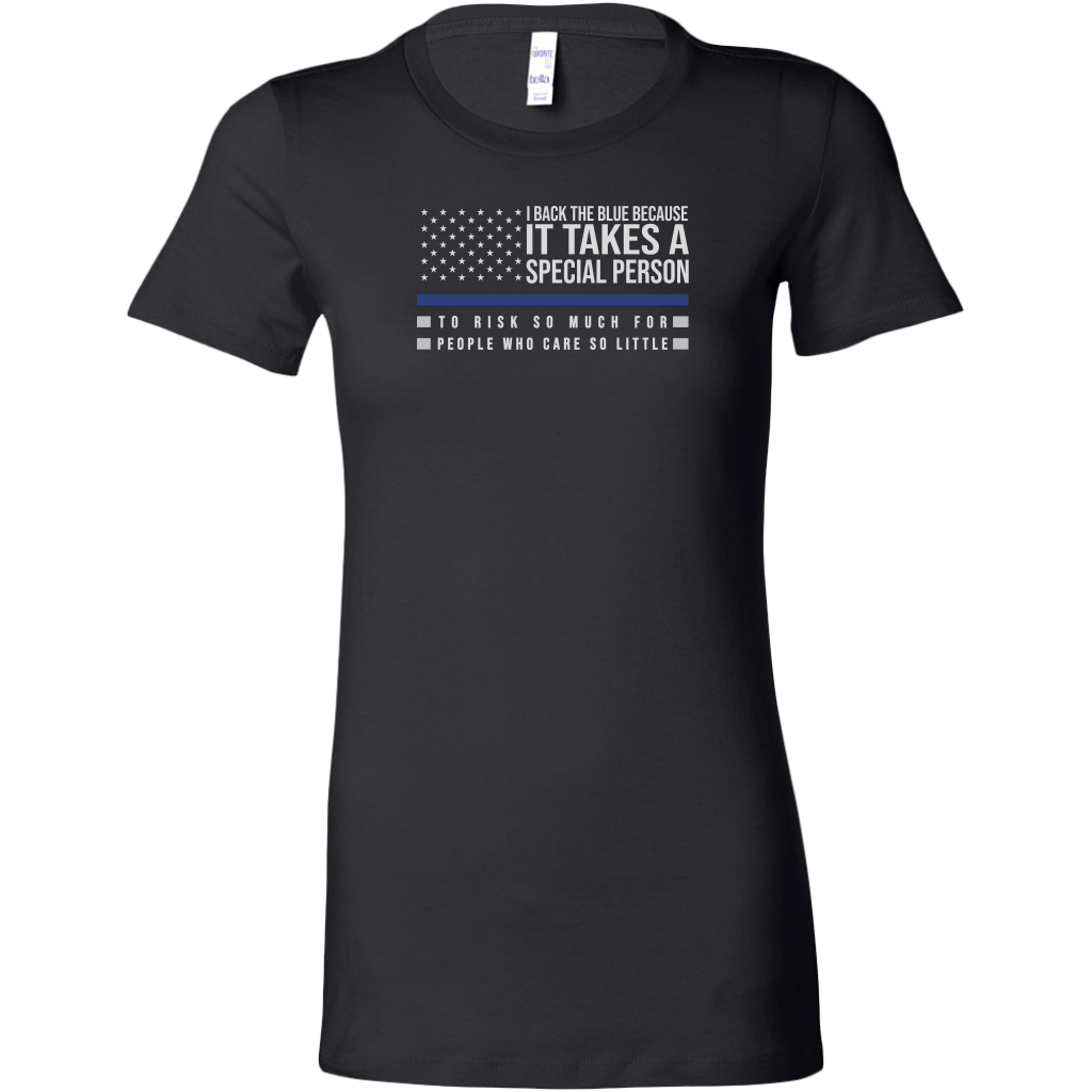 I Back The Blue Women's T-Shirt