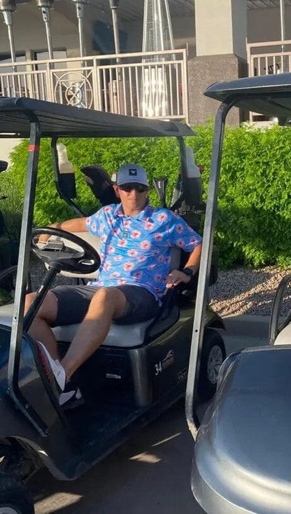 Hibiscus AR15 Golf Polo Shirt