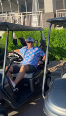 Hibiscus AR15 Golf Polo Shirt