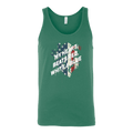 My Heart Beats Red, White, & Blue Tank Top
