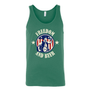 Freedom And Beer Tank Top