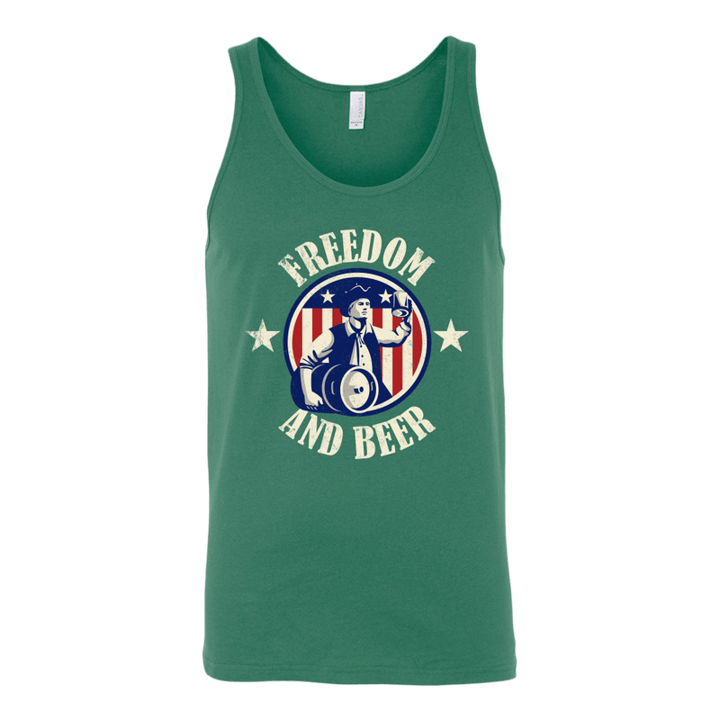 Freedom And Beer Tank Top