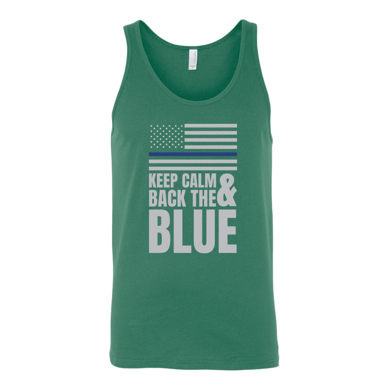 Keep Calm And Back The Blue Tank Top