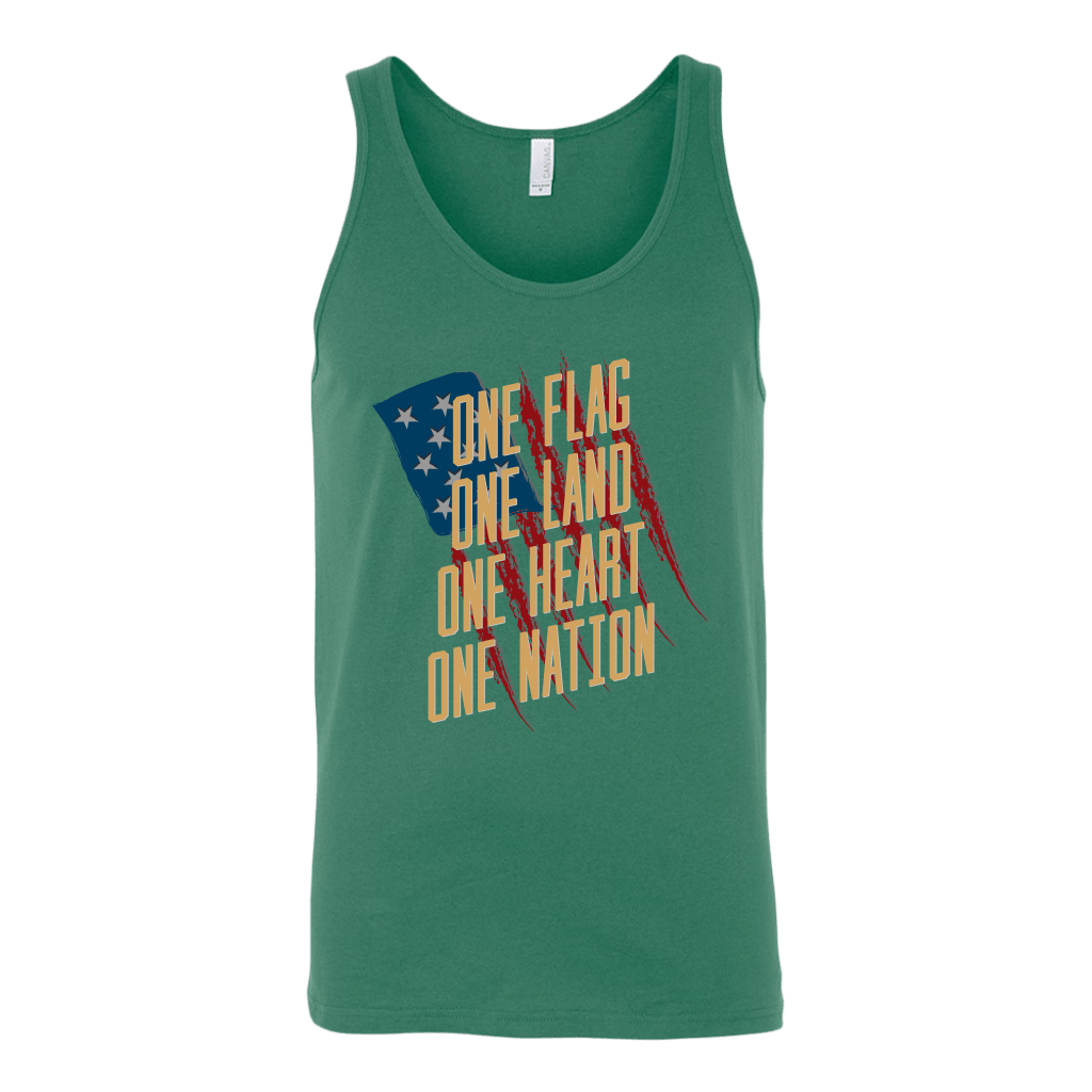 One Flag, One Land, One Heart, One Nation Tank Top