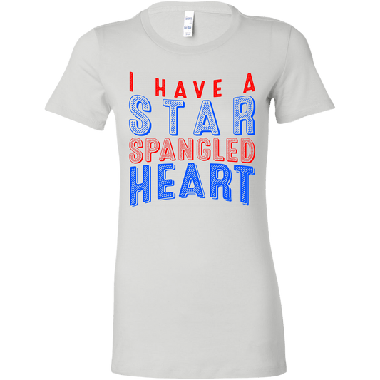 I Have a Star-Spangled Heart Women's T-shirt