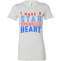 I Have a Star-Spangled Heart Women's T-shirt